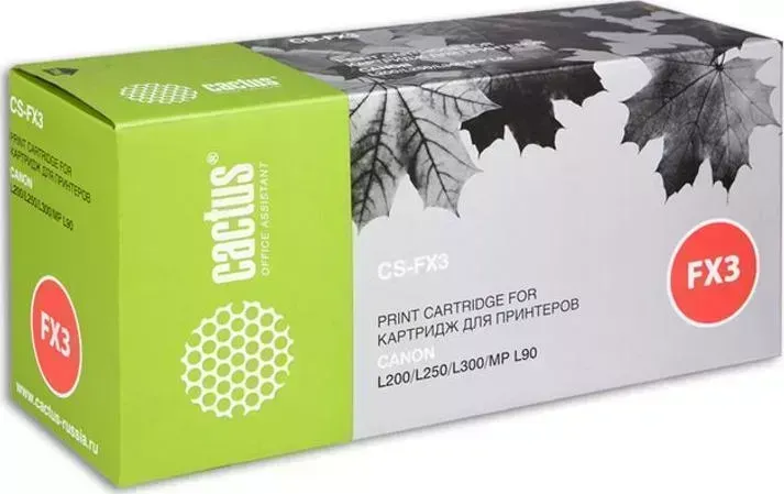 Расходный материал для печати CACTUS CS-FX3 черный