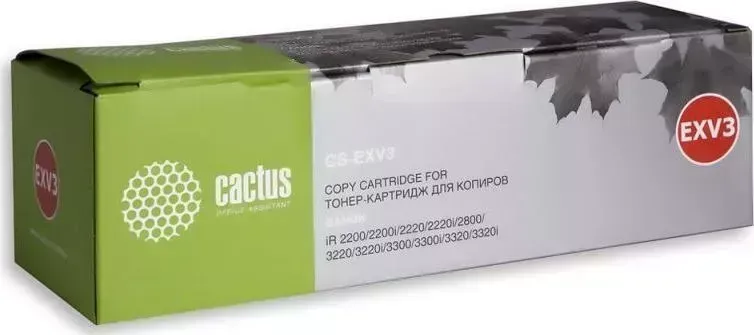 Расходный материал для печати CACTUS CS-EXV3 черный