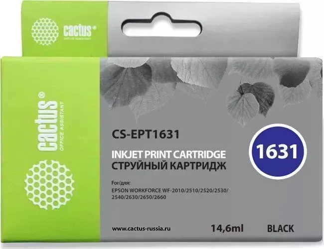 Расходный материал для печати CACTUS CS-EPT1631 черный