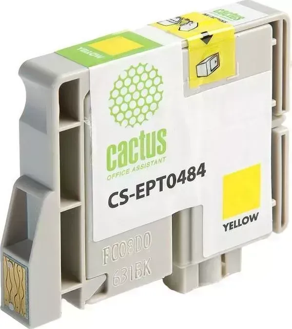Расходный материал для печати CACTUS CS-EPT0484 желтый