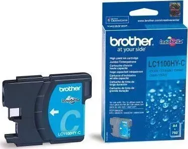 Расходный материал для печати BROTHER LC1100HYC голубой