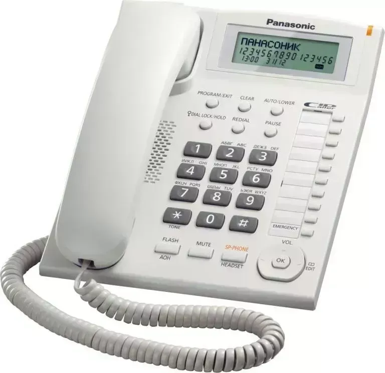 Проводной телефон PANASONIC KX-TS2388RUW