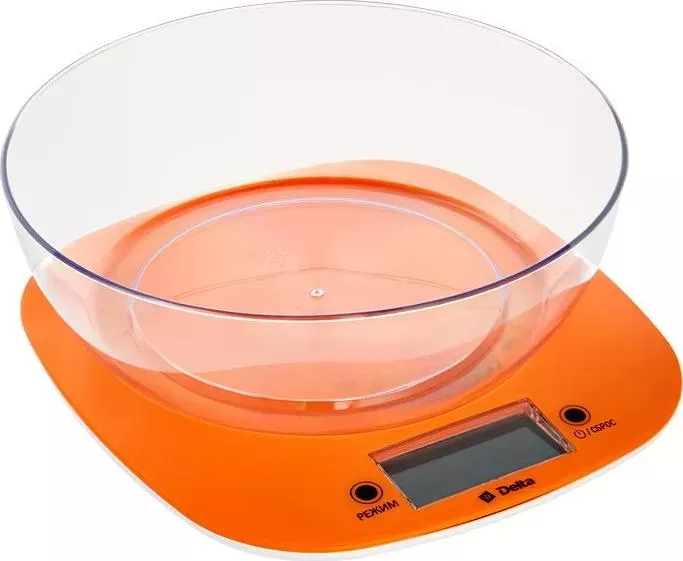 Весы кухонные DELTA KCE-32 оранжевый