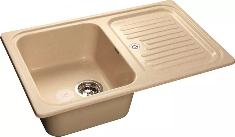 Мойка кухонная GranFest Standart GF-S780L песочный (302)