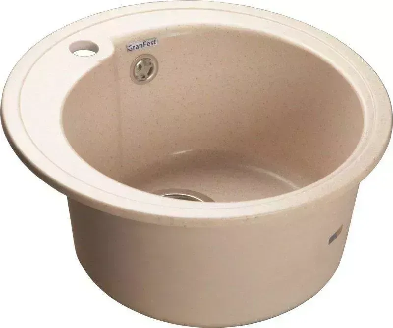 Мойка кухонная GranFest Rondo GF-R450 бежевый (328)