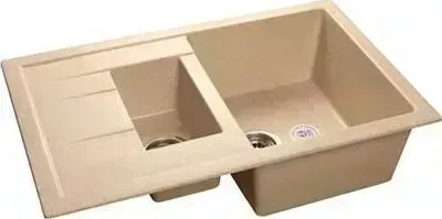 Мойка кухонная GranFest Quadro GF-Q775KL бежевый (302)