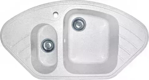 Мойка кухонная GranFest Corner GF-C960E белый (331)