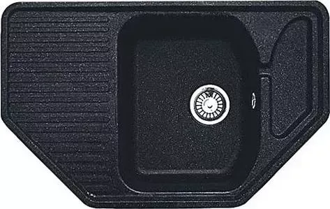 Мойка кухонная GranFest Corner GF-C800E черный (308)