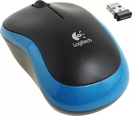 Мышь компьютерная LOGITECH M185 синий (910-002239)