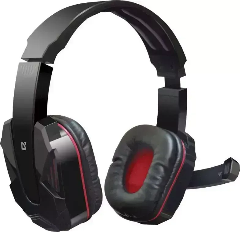 Наушники DEFENDER Warhead G-260 красный/черный (64121)