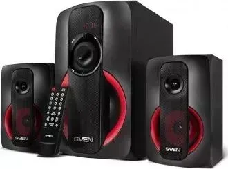 Компьютерная акустика SVEN MS-304 черный/красный