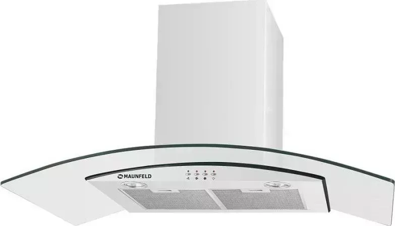 Вытяжка MAUNFELD Ancona PlusA (Isla) 90 White glass