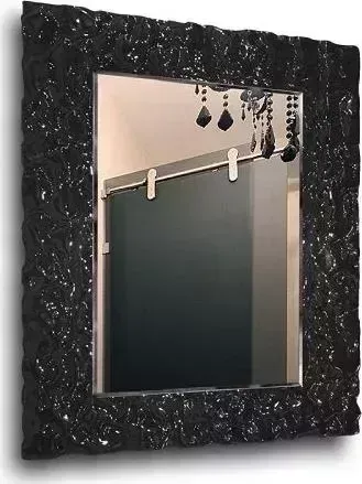 Зеркало  Dubiel Vitrum Pompea Rectangle BLACK 80х90