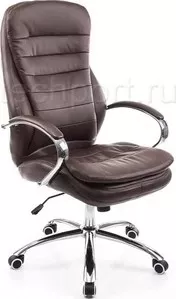 Фото №0 Кресло офисное Woodville Tomar коричневое