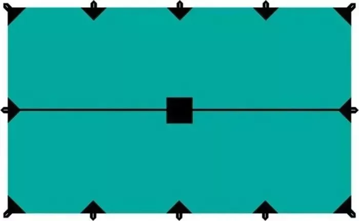 Тент TRAMP 4*6м зеленый