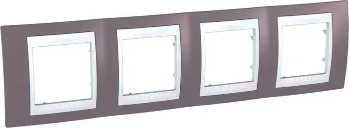 Рамка Schneider Electric 4-постовая Unica Хамелеон MGU6.008.876