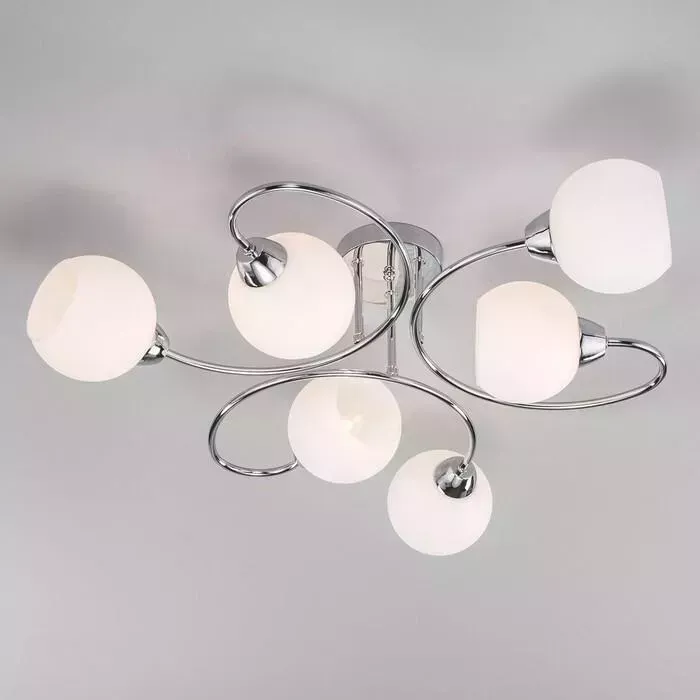 Люстра EUROSVET Потолочная Tulia 30136/6 хром