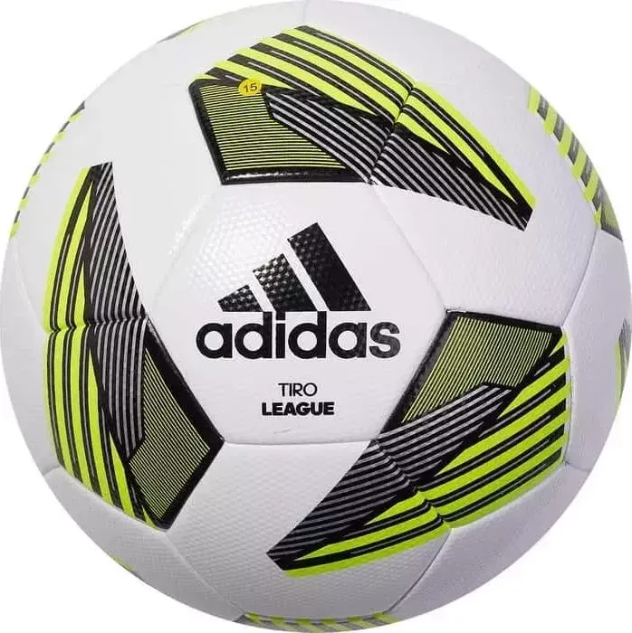 Мяч футбольный ADIDAS Tiro Lge Tsbe арт. FS0369, р.4, ТПУ, 32 пан., термосшивка, бело-желтый