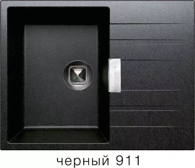 Мойка кухонная TOLERO TL-650 черный (N911)