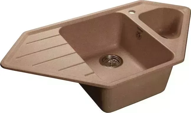 Мойка кухонная GranFest Corner GF-C950E бежевый