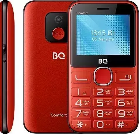Смартфон BQ 2301 COMFORT Красный/черный