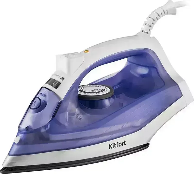Утюг KITFORT KT-2603 белый/фиолетовый
