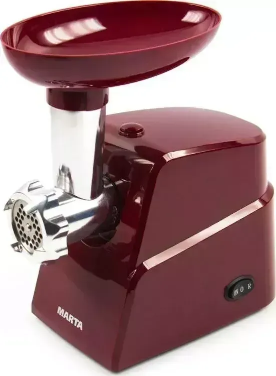 Мясорубка MARTA MT-2088 бордовый гранат