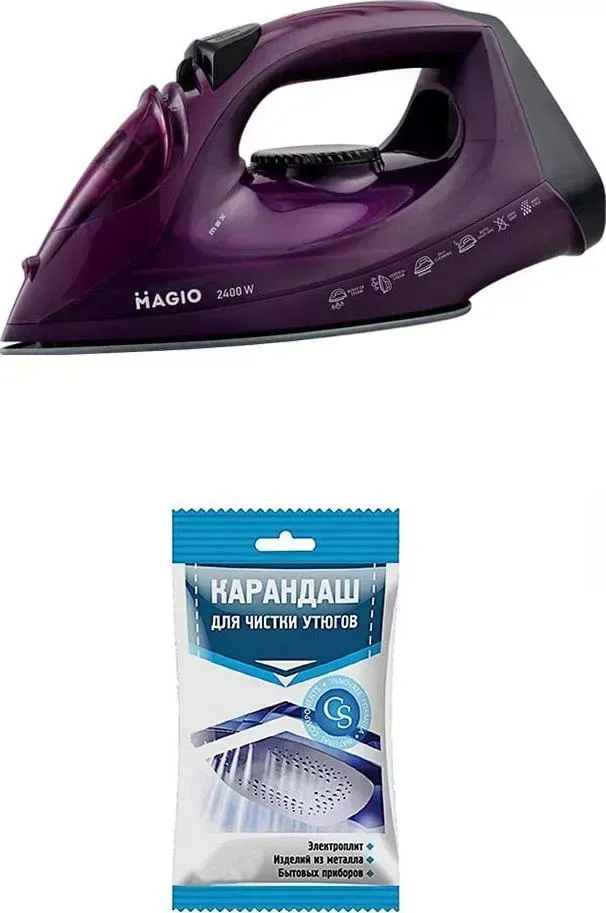 Утюг  Magio MG-133 фиолетовый