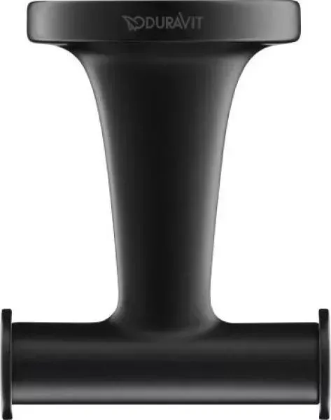 Аксессуар Duravit Starck T 0099304600 чёрный матовый Двойной крючок