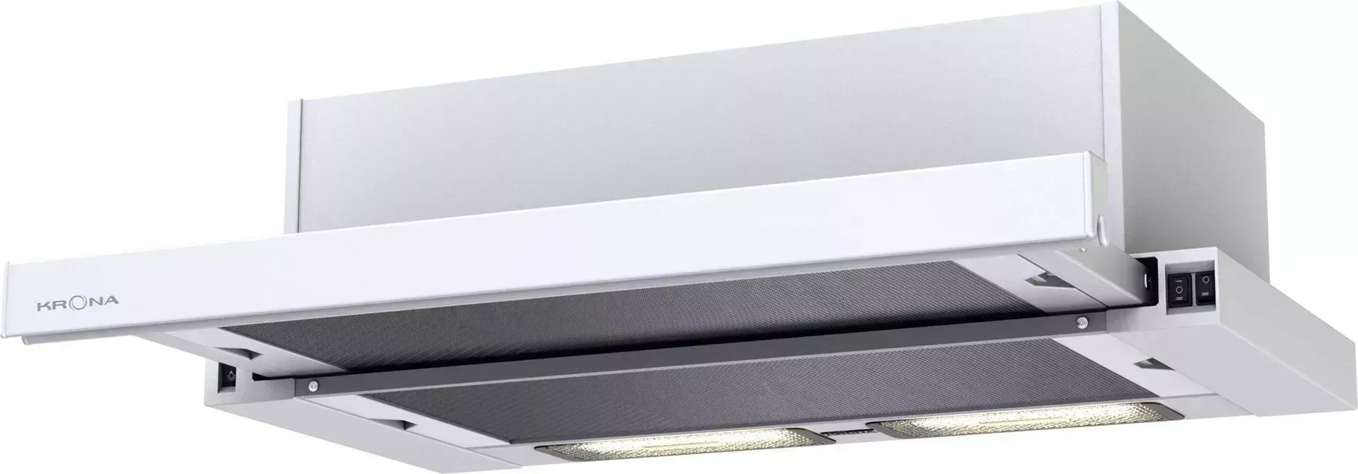 Вытяжка KRONA VENDY 600 WHITE (1 мотор)