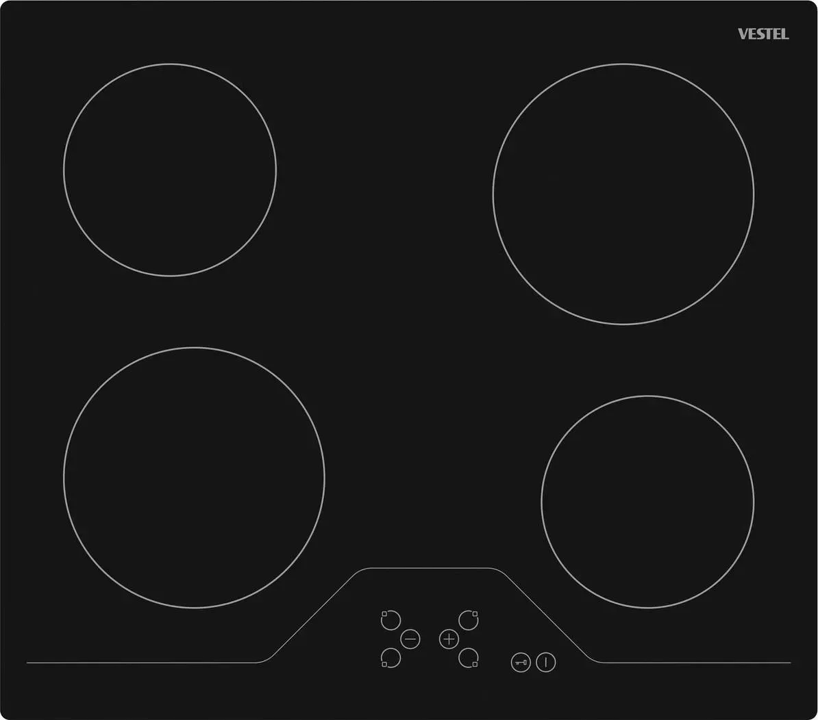 Панель варочная электрическая VESTEL VH64E100B