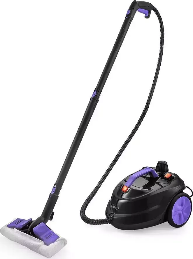 Пароочиститель KITFORT KT-9104-1 черно-фиолетовый