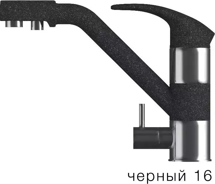 Смеситель для кухни  Polygran ДУО (N16)