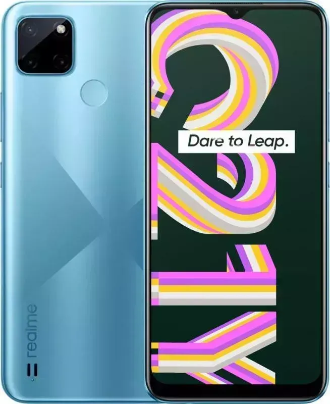 Смартфон  Realme C21Y 4/64Gb Голубой (RMX3261)