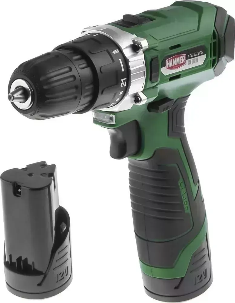 Дрель аккумуляторная HAMMER ACD122QC