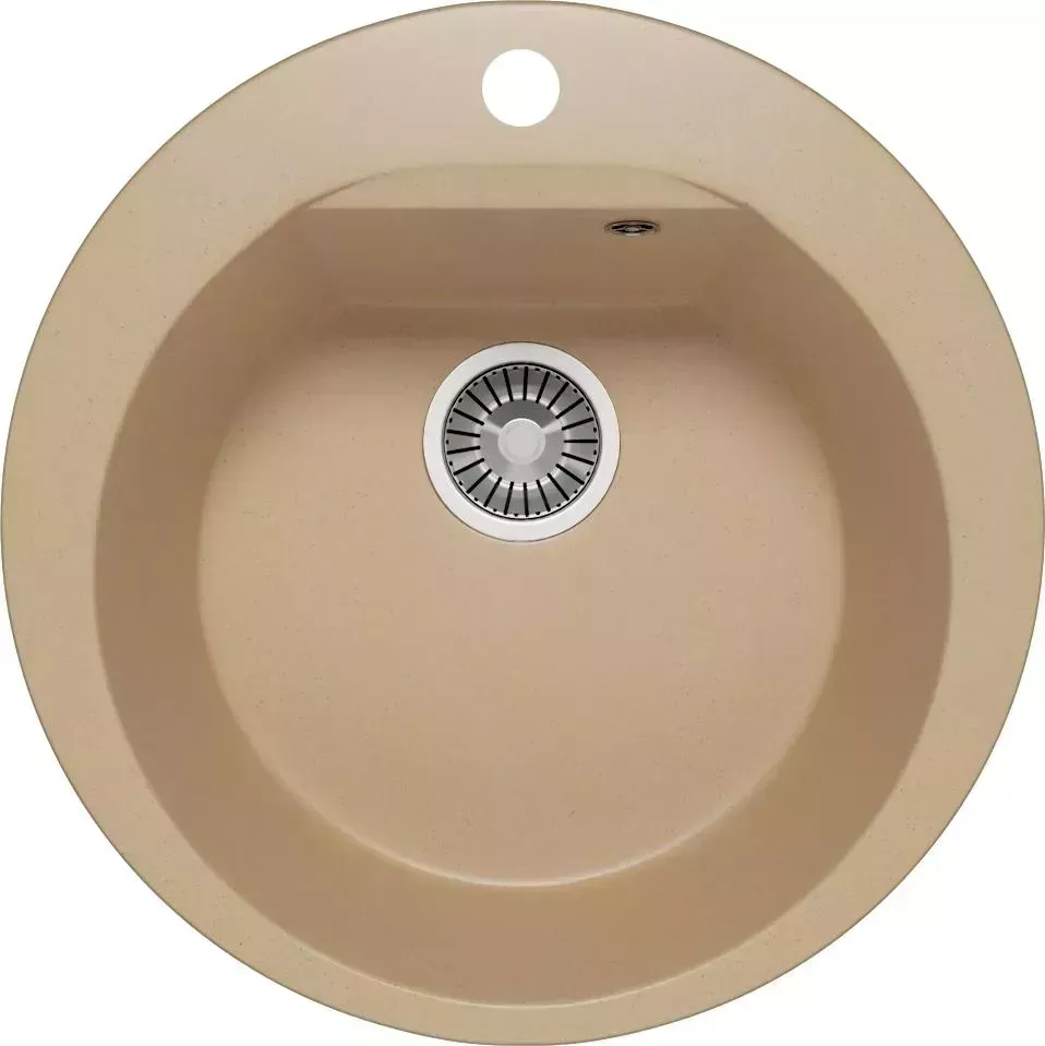 Мойка кухонная  Polygran ATOL-520 Бежевый (N27)