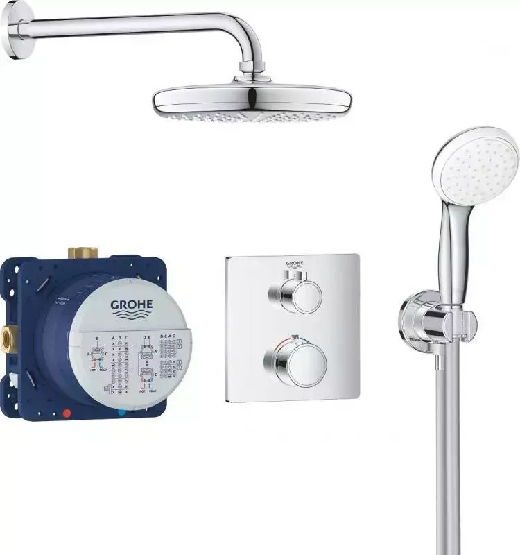 Смеситель для ванны Grohe Grohtherm 34729000 хром