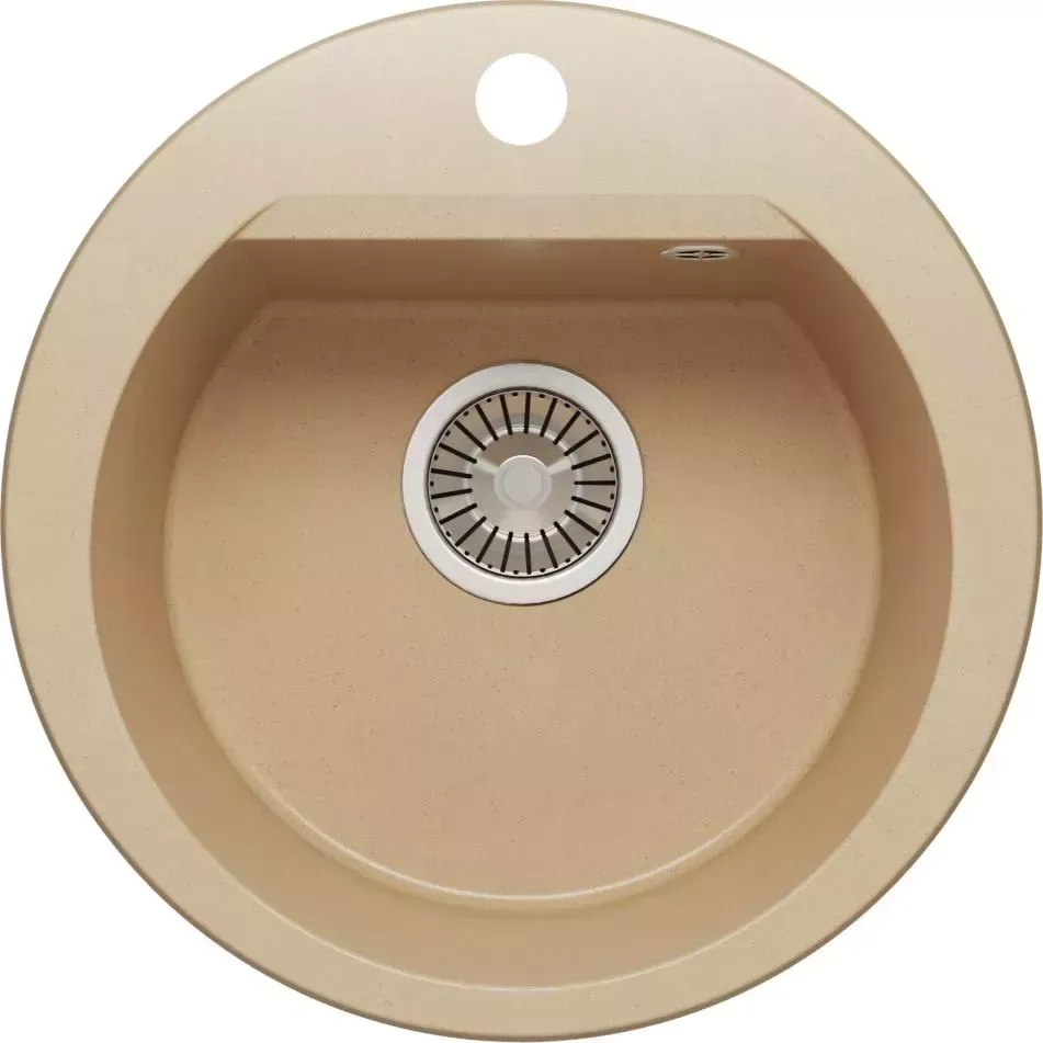 Мойка кухонная  Polygran ATOL-460 Бежевый (N27)