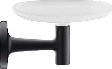 Аксессуар Duravit Starck T 0099334600 чёрный матовый/стекло матовое Мыльница