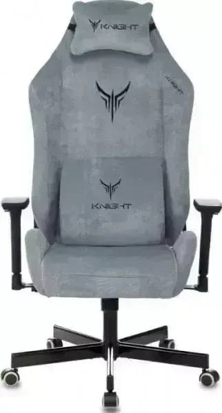 Кресло офисное БЮРОКРАТ Knight N1 Fabric серый Light-19