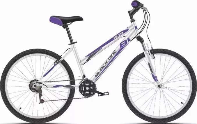 Велосипед  Black One Alta 26 Alloy белый/фиолетовый/серый 18 (HD00000446)
