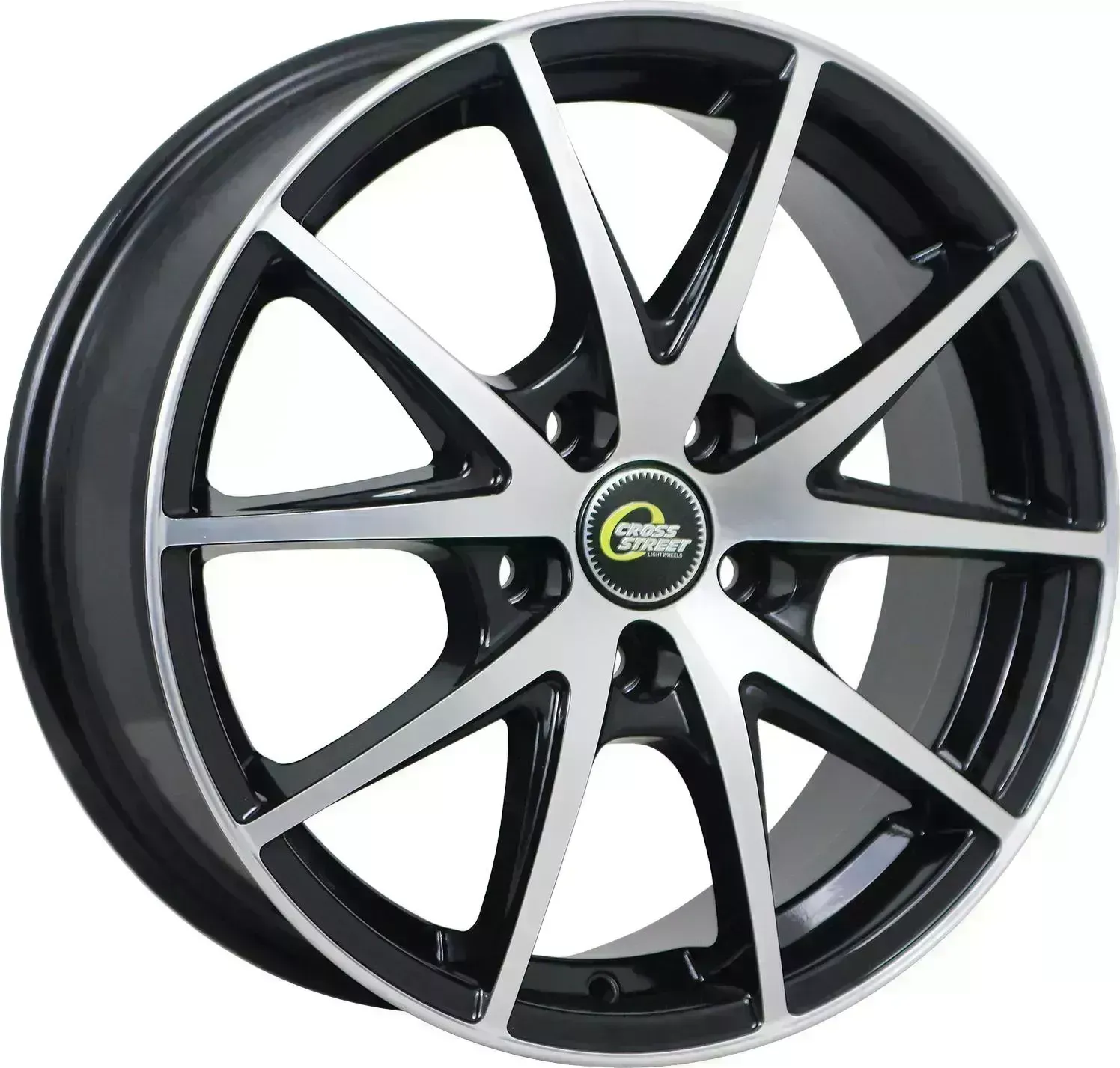 Диск автомобильный CROSS STREET CR-17 6.5x16/5x114.3 ET45 D60.1 BKF 6.5X16/5X114.3
