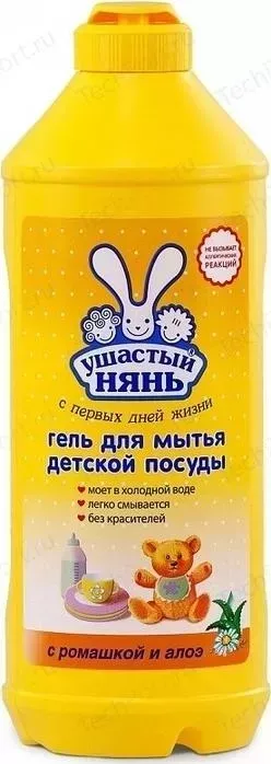 Гель Ушастый нянь для мытья детской посуды с первых дней жизни, 500 мл