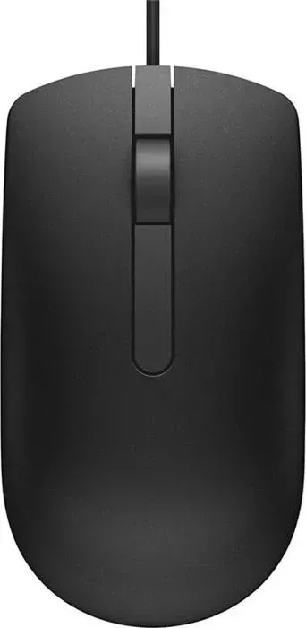 Мышь проводная DELL MS116 Optical (Not Wireless), USB (2 buttons + scroll) Black Mouse (Kit) Retail