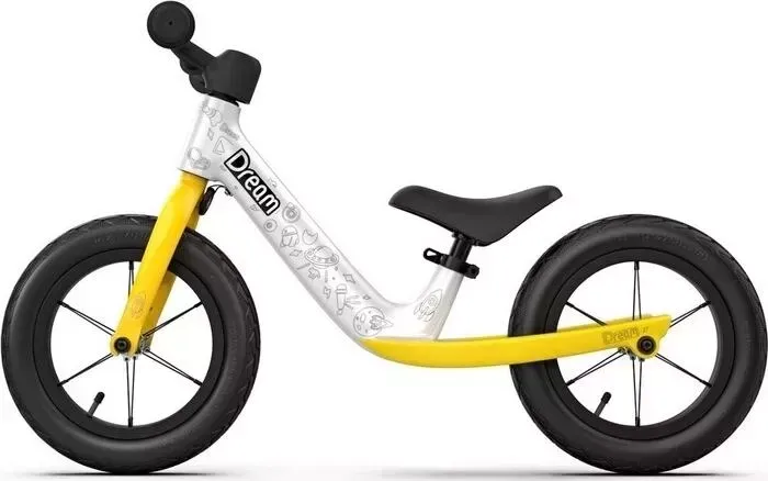 Беговел RoyalBaby 12" RB-B5XA RAWR PRO MG Magnesium надувные колеса yellow