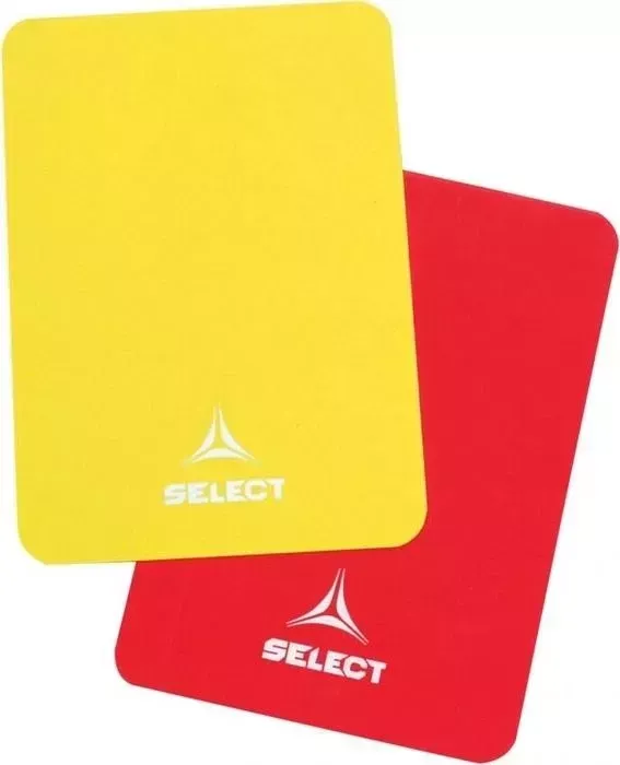 Карточки судейские Select REFEREE CARDS, красный/желтый, NS