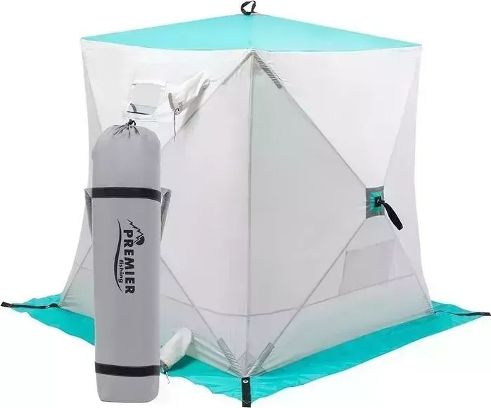 Палатка Premier Fishing Куб 1,8х1,8 biruza/gray (PR-ISC-180BG)