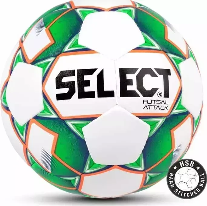 Мяч футзальный Select Futsal Attack без/зел/оранж 62-64