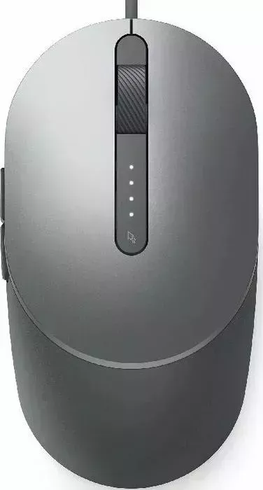 Мышь проводная DELL MS3220 серый лазерная (3200dpi) USB (5but) (570-ABHM)