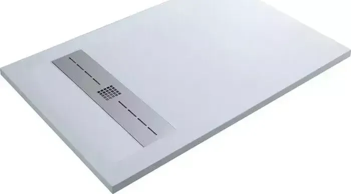 Душевой поддон AQUANET Delight 120x80 с сифоном, белый камень